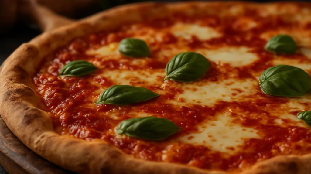 Fresh pizza from La Casa Flera oven